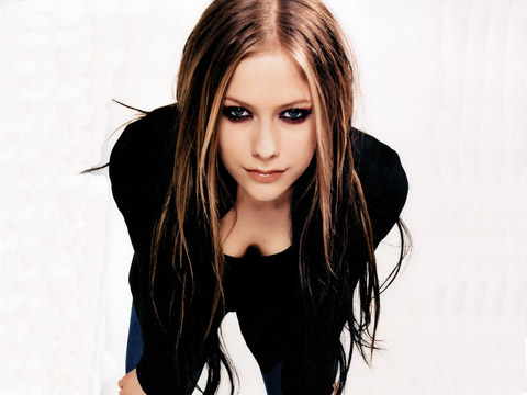 Avril Lavigne Eyes. Goodbye, brown eyes